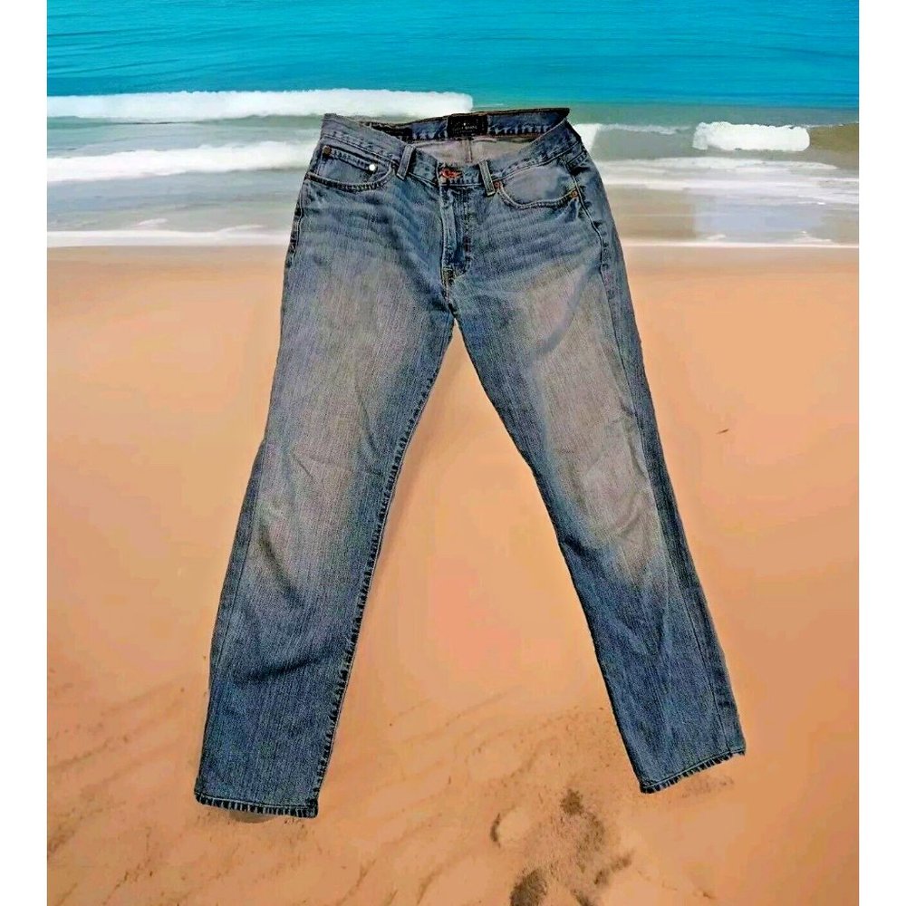 Lucky‎ Brand Men's 181 Relaxed Straight Blue Jeans 32x30